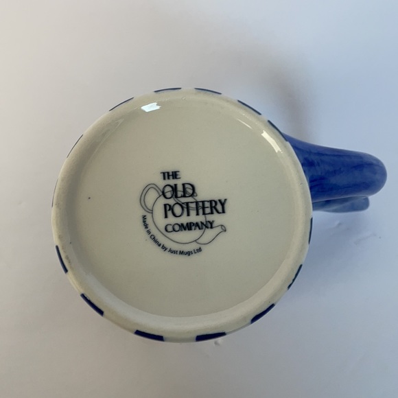 Striped Blue and White Whale Mug by The Old Pottery Company - Picture 7 of 11